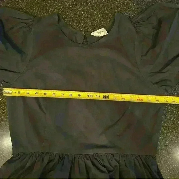 Bird and Knoll Savannah open back navy poplin midi dress - Picture 12 of 13